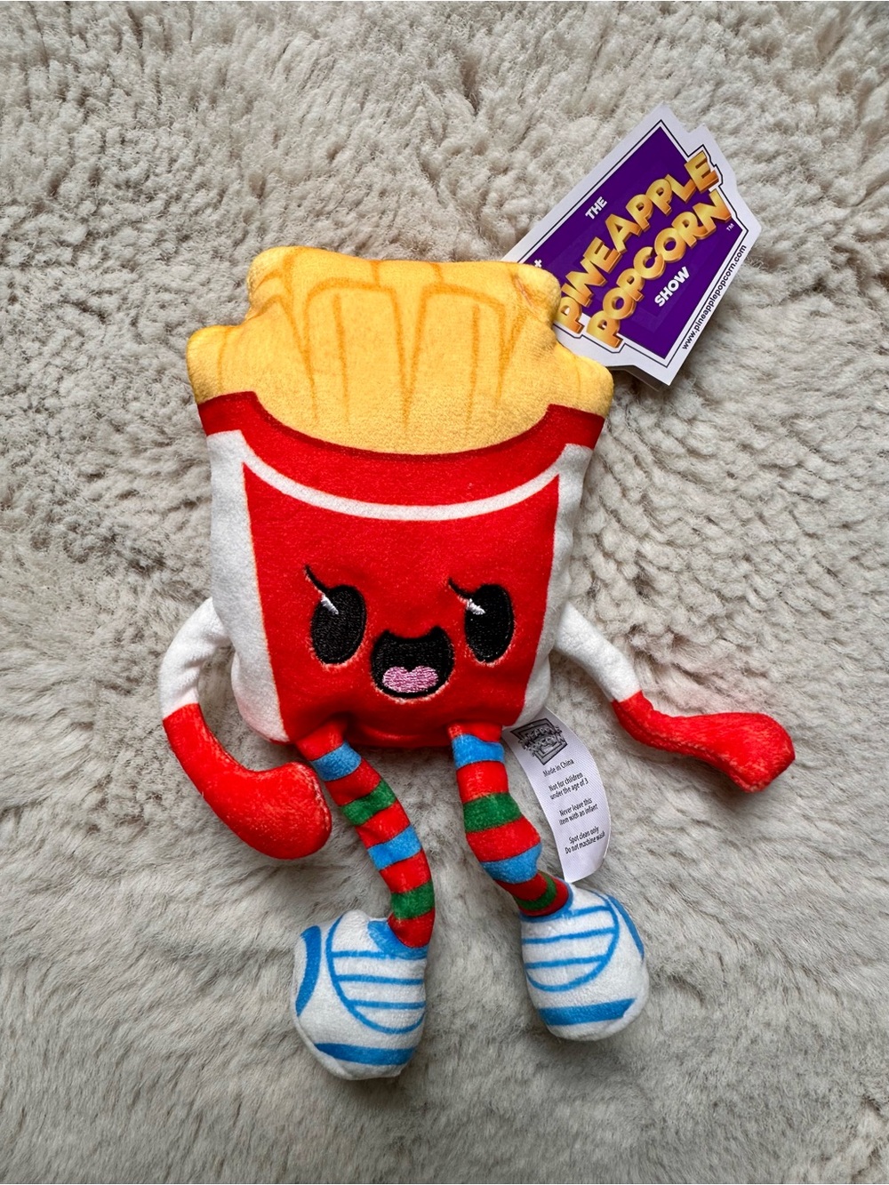 The Pineapple Popcorn Show plush: “Frenchie”
